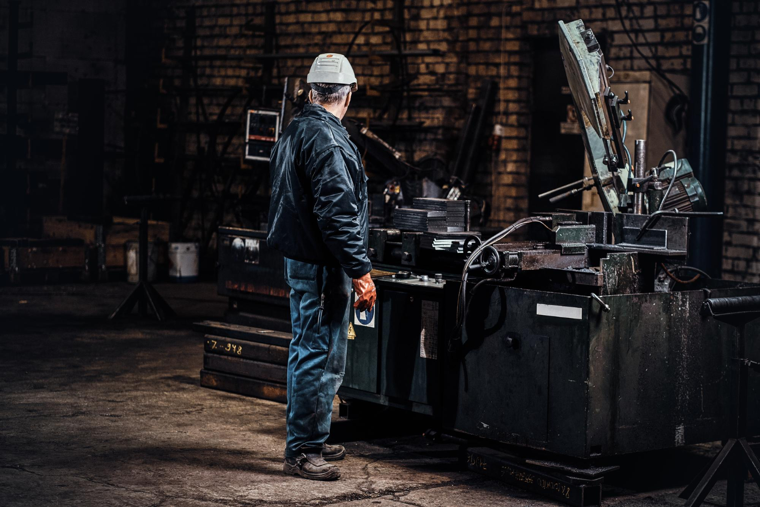 Fotografia industrial utilizada no site da Egimaq